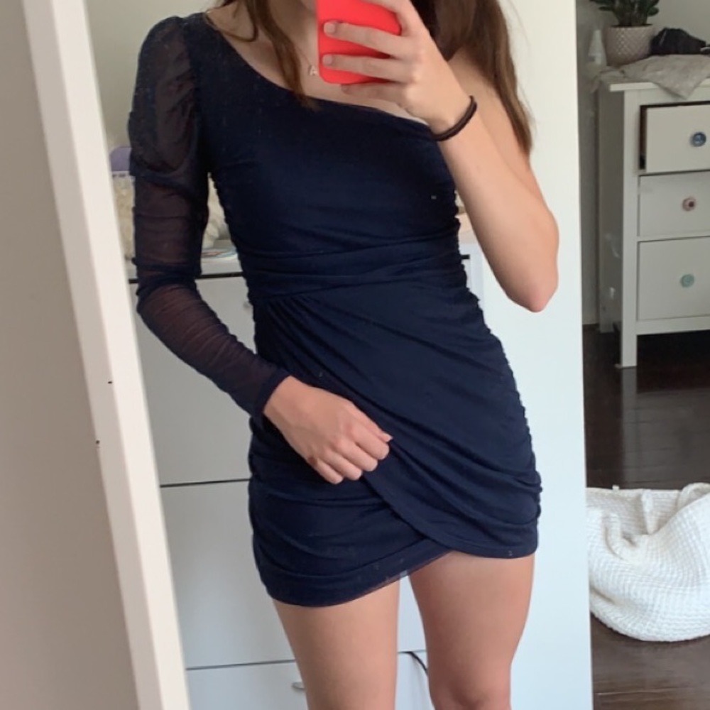 Navy Homecoming Dress